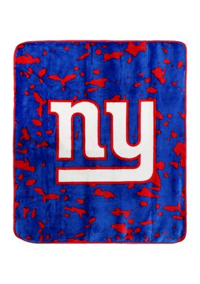 College Covers Nfl New York Giants Raschel Knit Throw Blanket