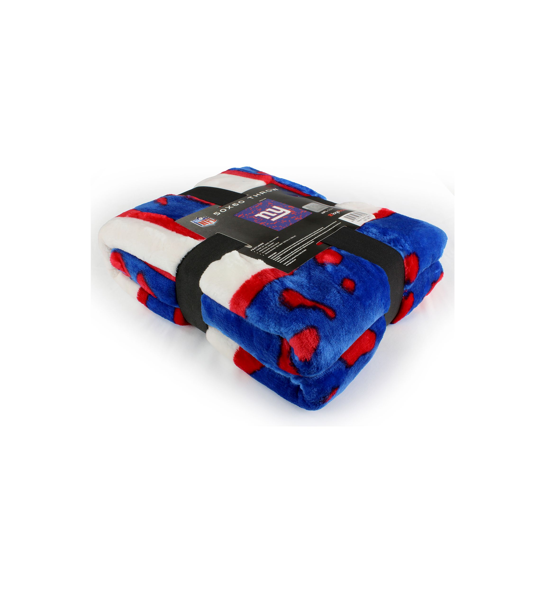 NFL New York Giants Raschel Knit Throw Blanket