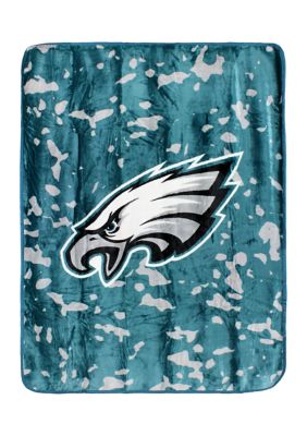 College Covers Nfl Philadelphia Eagles Raschel Knit Throw Blanket