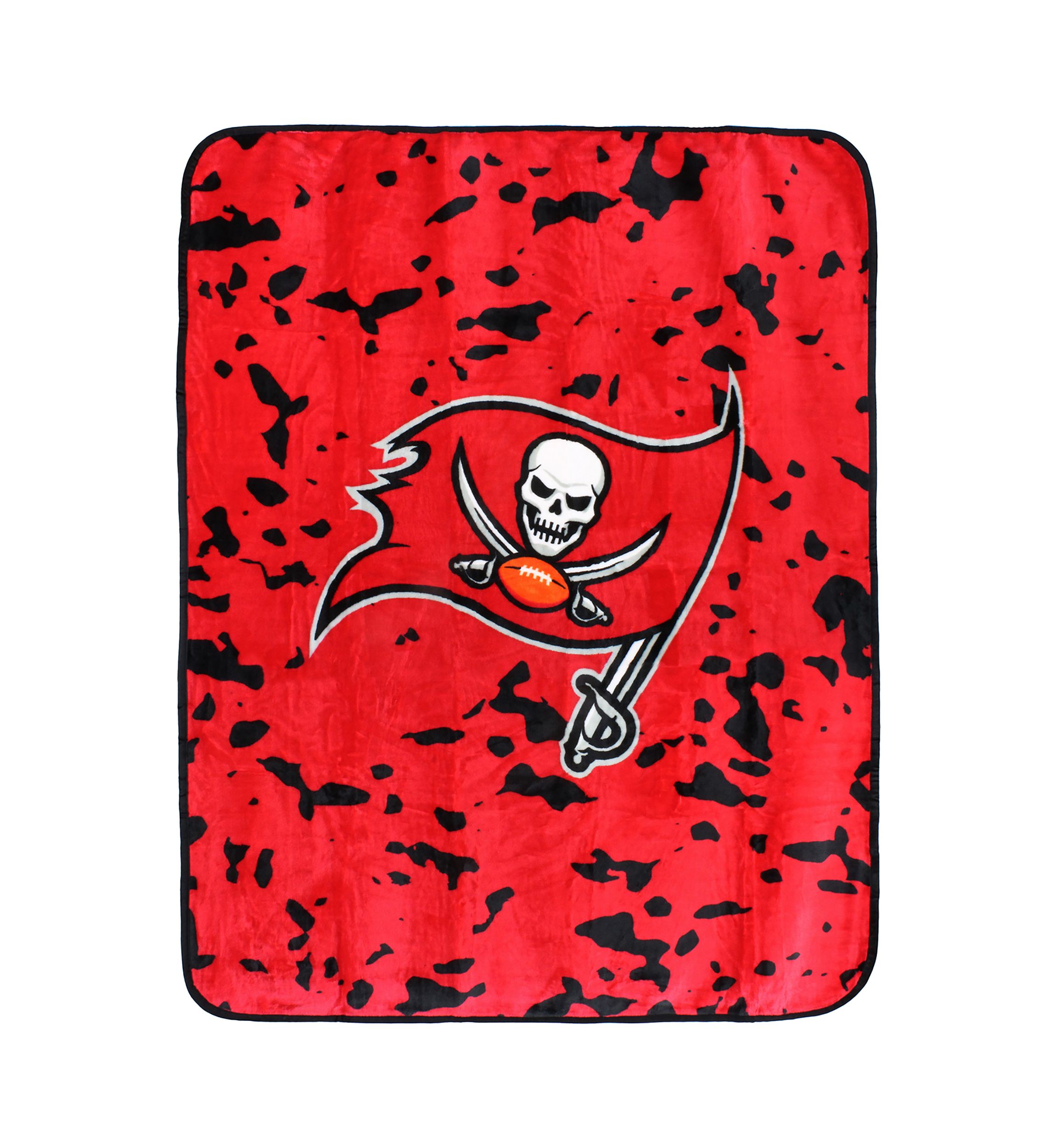 NFL Tampa Bay Buccaneers Raschel Knit Throw Blanket