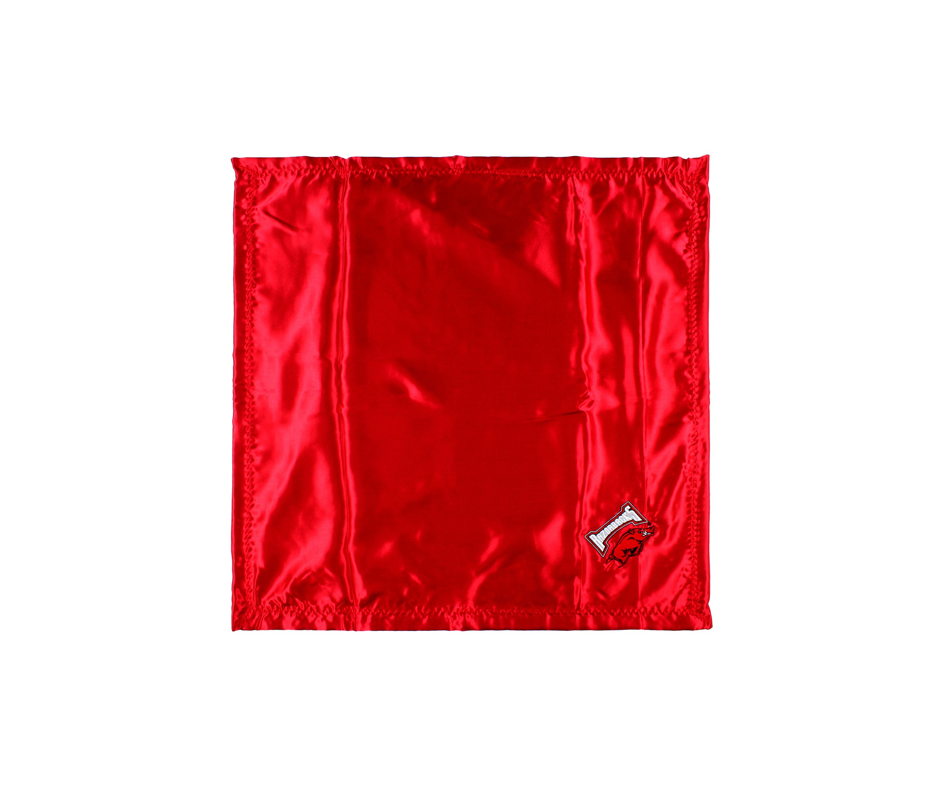 NCAA Arkansas Razorbacks 28 in x 28 in Silky and Super Soft Plush Baby Blanket