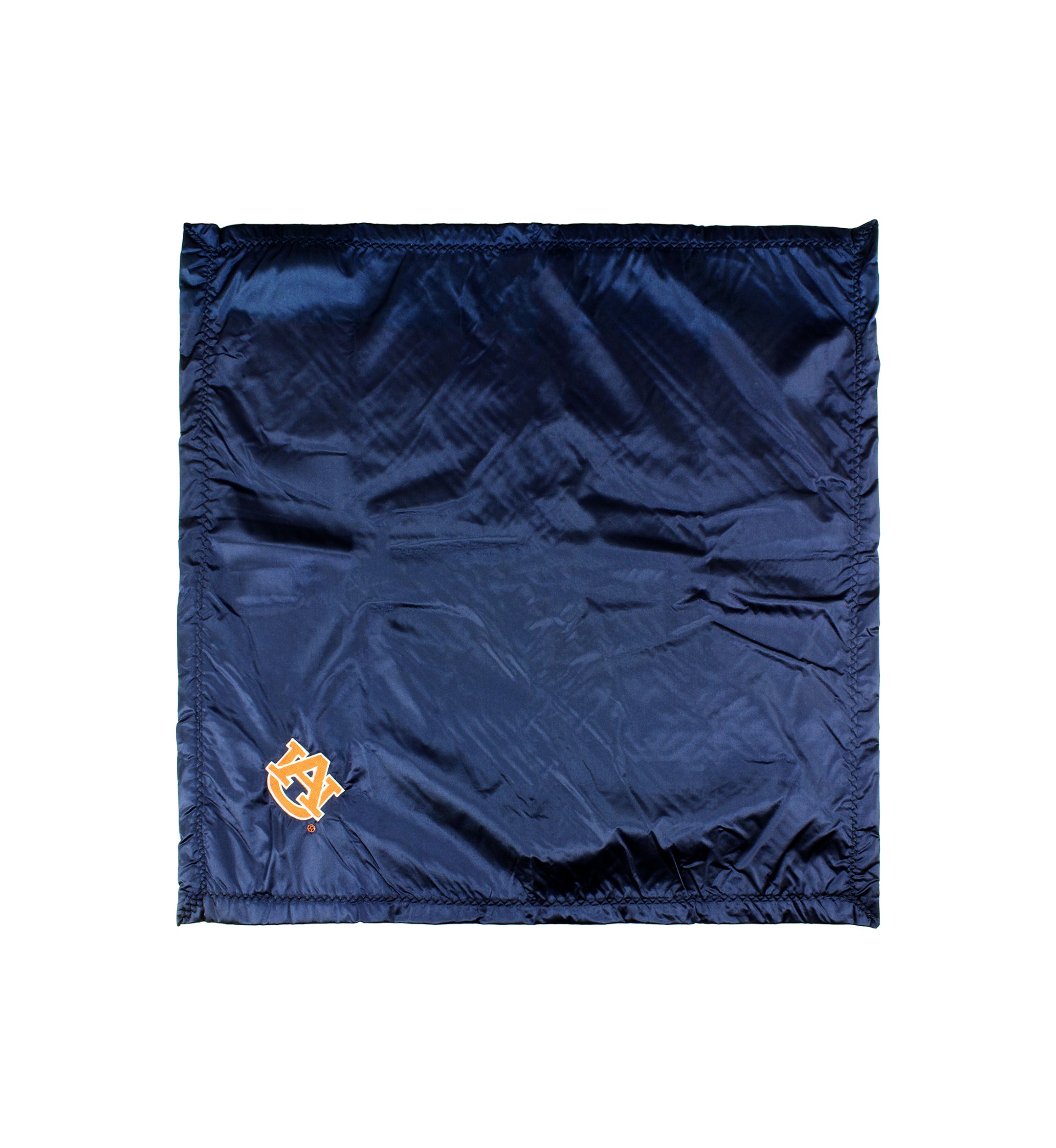 NCAA Auburn Tigers 28 in x 28 in Silky and Super Soft Plush Baby Blanket