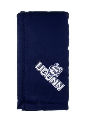 College Covers Ncaa Connecticut Huskies 28 In X 28 In Silky And Super Soft Plush Baby Blanket