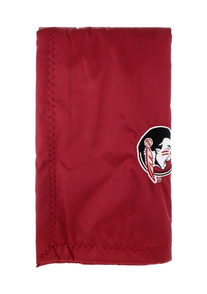 NCAA Florida State Seminoles 28 in x 28 in Silky and Super Soft Plush Baby Blanket