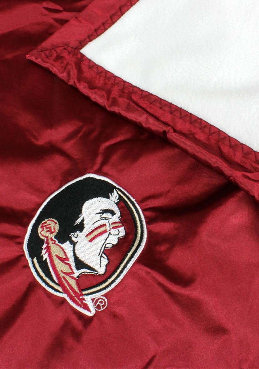 NCAA Florida State Seminoles 28 in x 28 in Silky and Super Soft Plush Baby Blanket
