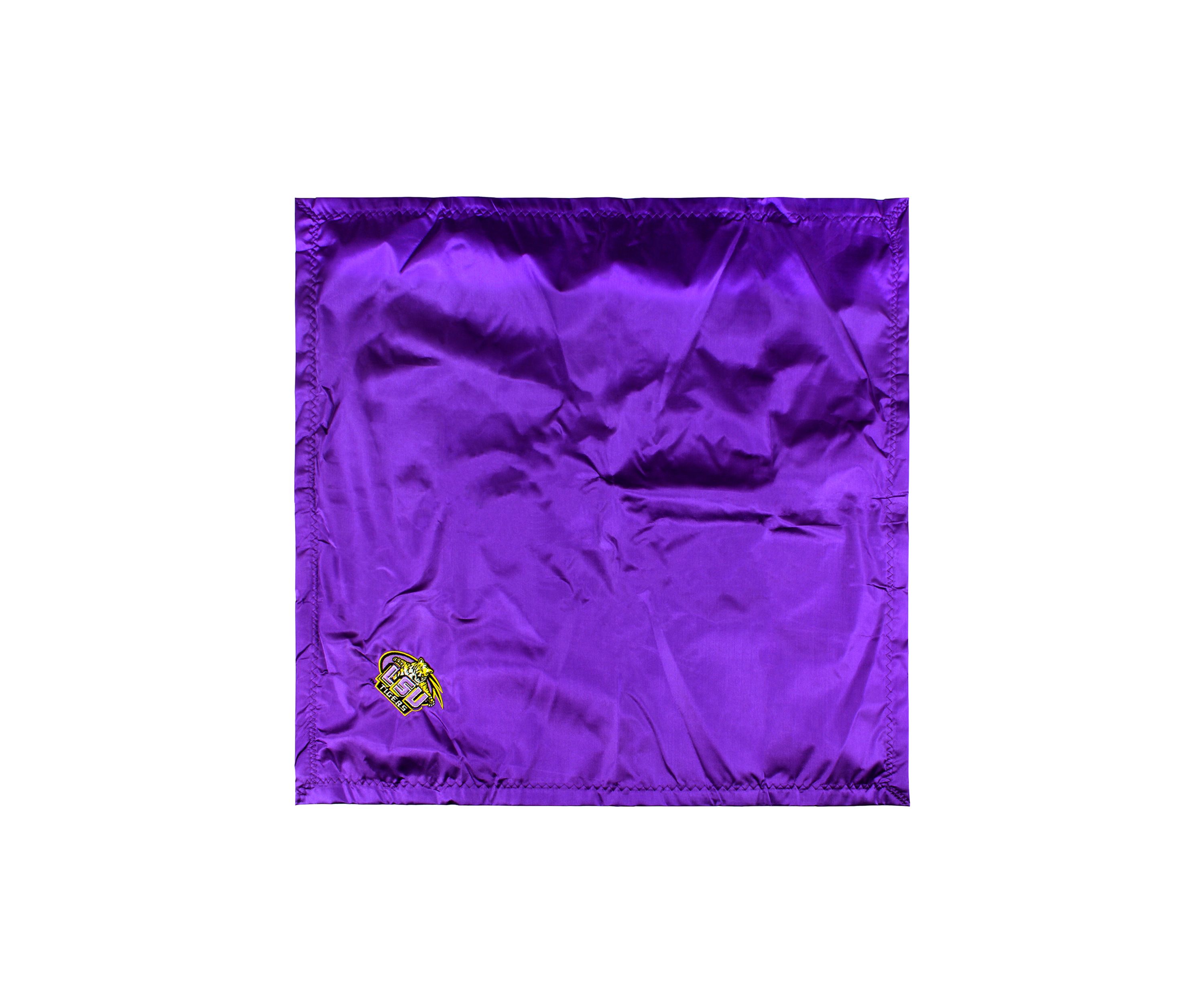 NCAA LSU Tigers 28 in x 28 in Silky and Super Soft Plush Baby Blanket