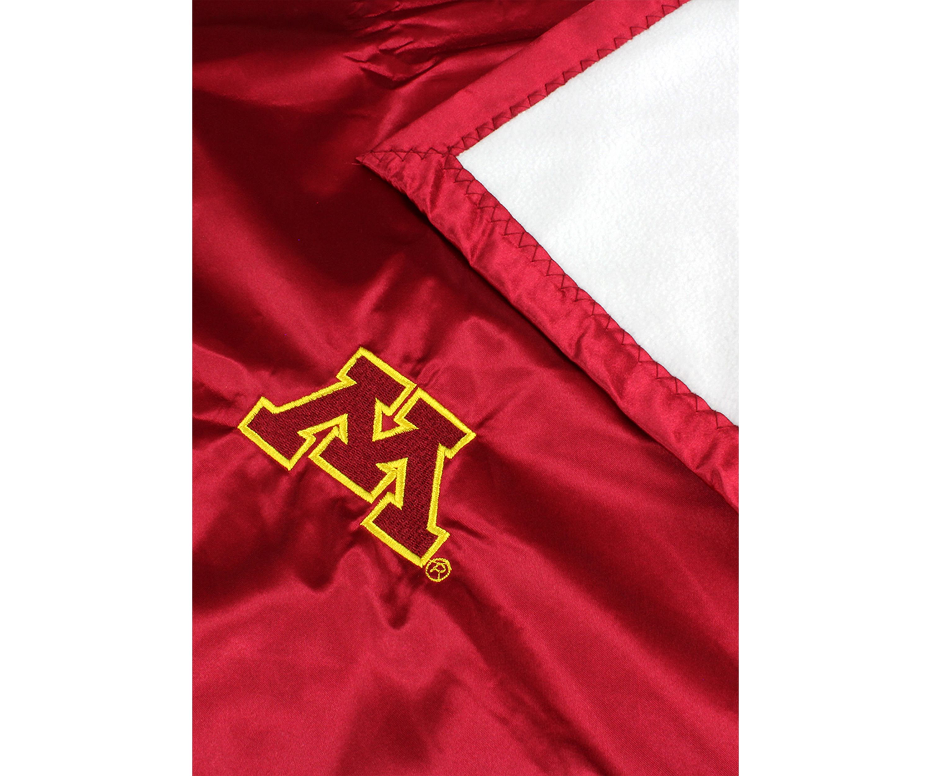 NCAA Minnesota Golden Gophers 28 in x 28 in Silky and Super Soft Plush Baby Blanket