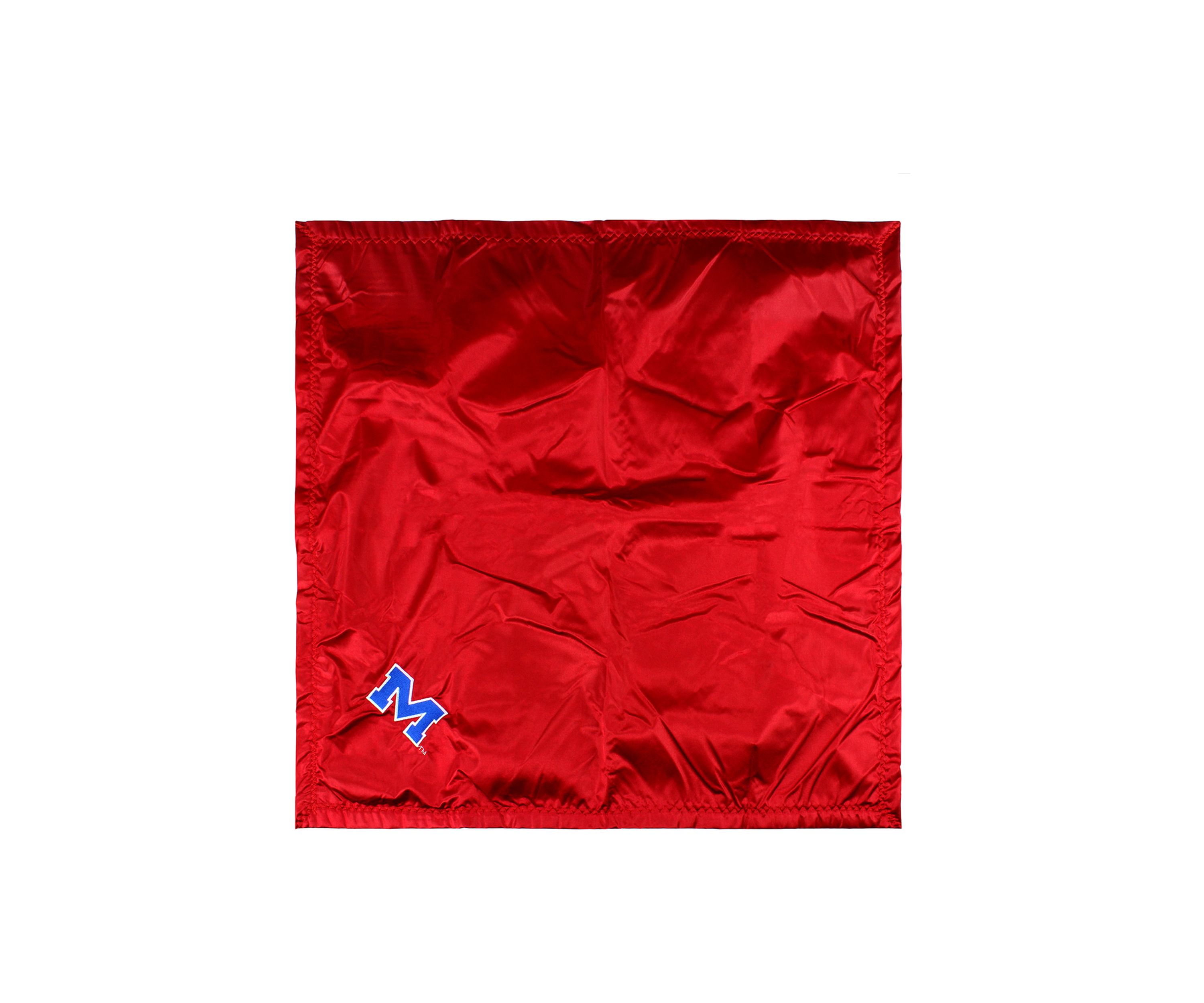 NCAA Ole Miss Rebels 28 in x 28 in Silky and Super Soft Plush Baby Blanket