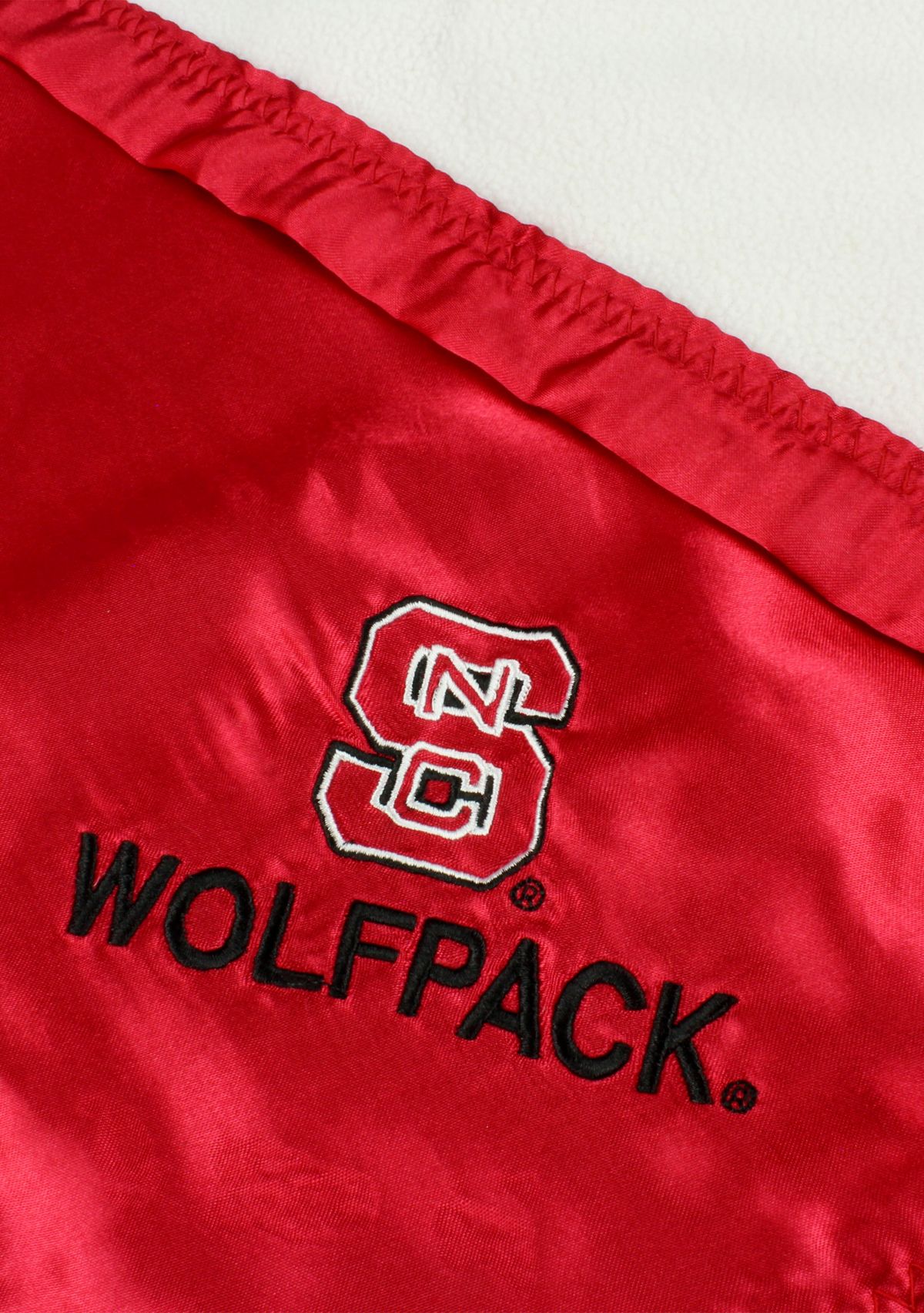 NCAA NC State Wolfpack 28 in x 28 in Silky and Super Soft Plush Baby Blanket