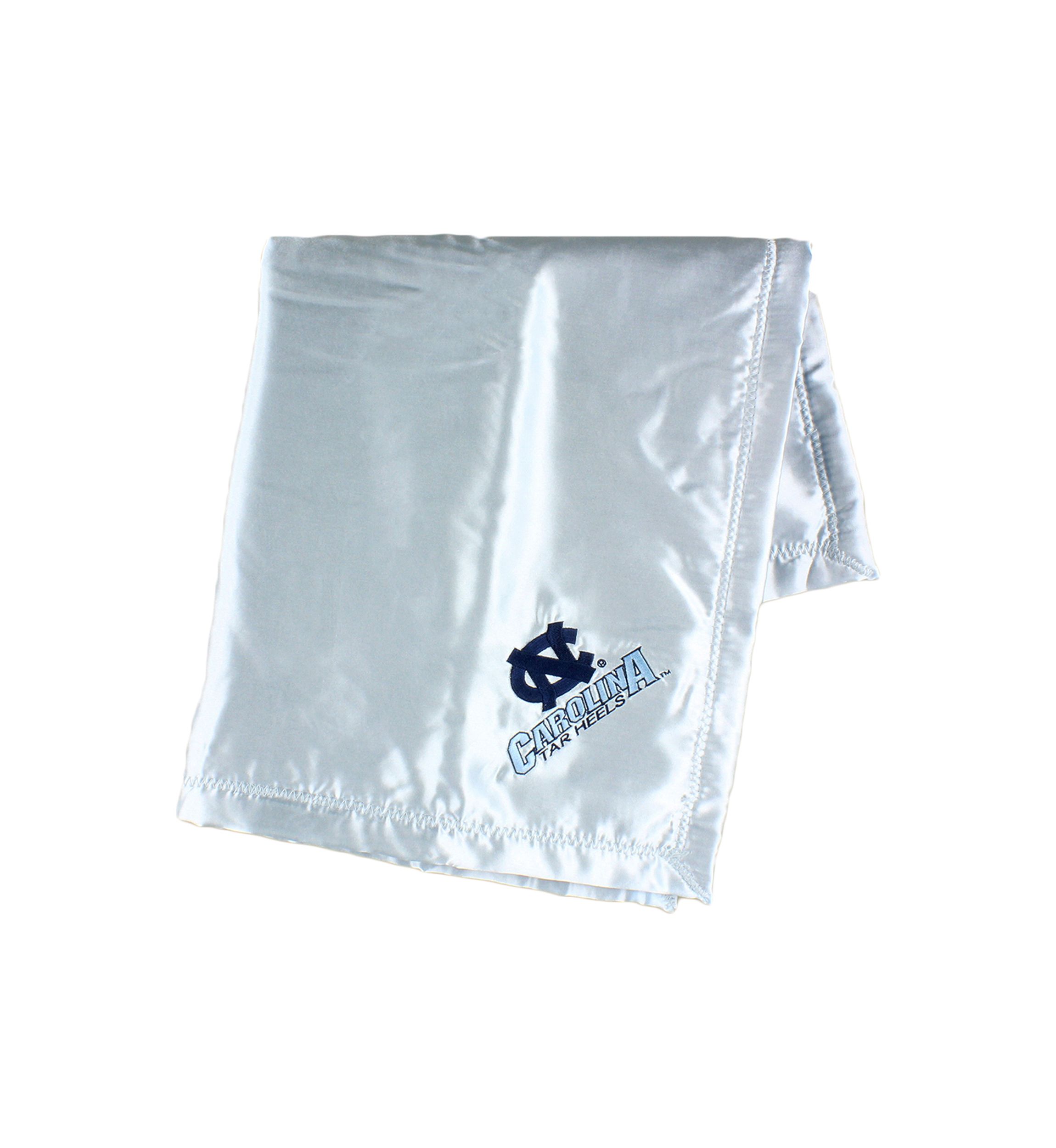 NCAA North Carolina Tar Heels 28 in x 28 in Silky and Super Soft Plush Baby Blanket