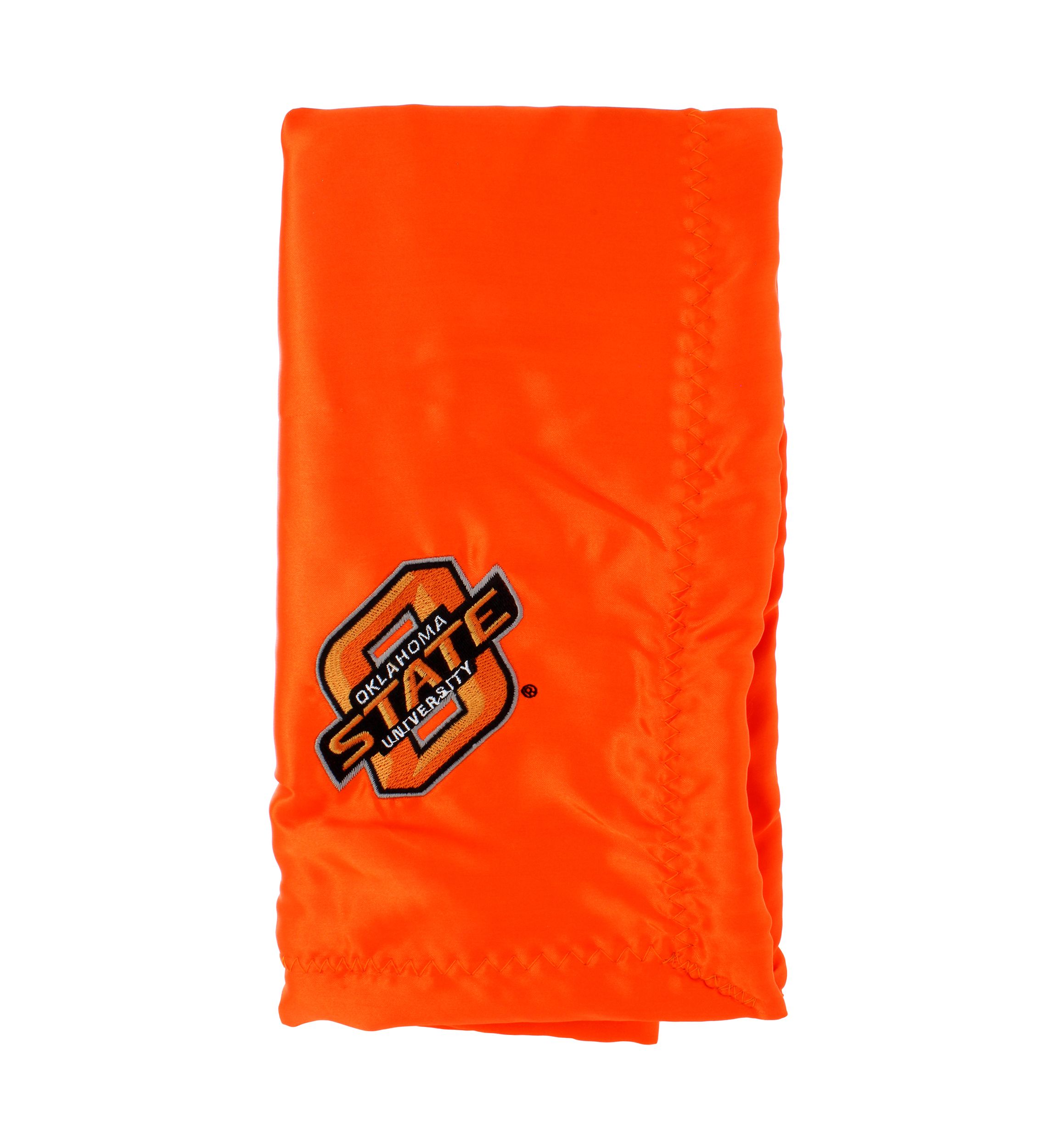 NCAA Oklahoma State Cowboys 28 in x 28 in Silky and Super Soft Plush Baby Blanket