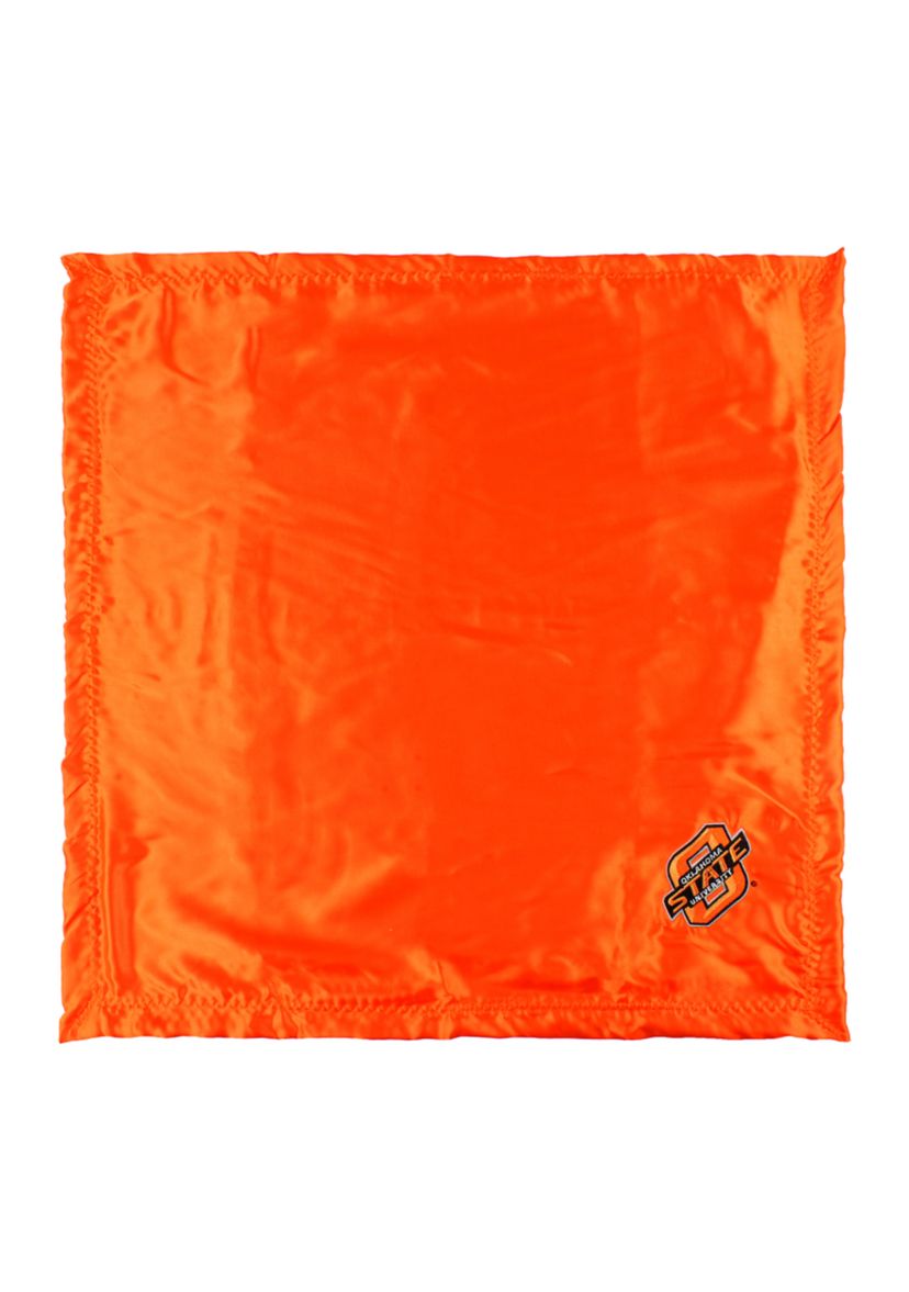 NCAA Oklahoma State Cowboys 28 in x 28 in Silky and Super Soft Plush Baby Blanket