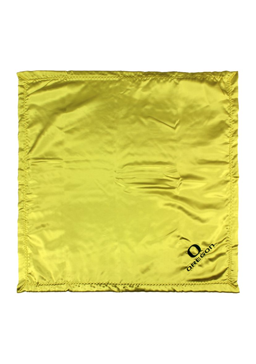 NCAA Oregon Ducks 28 in x 28 in Silky and Super Soft Plush Baby Blanket