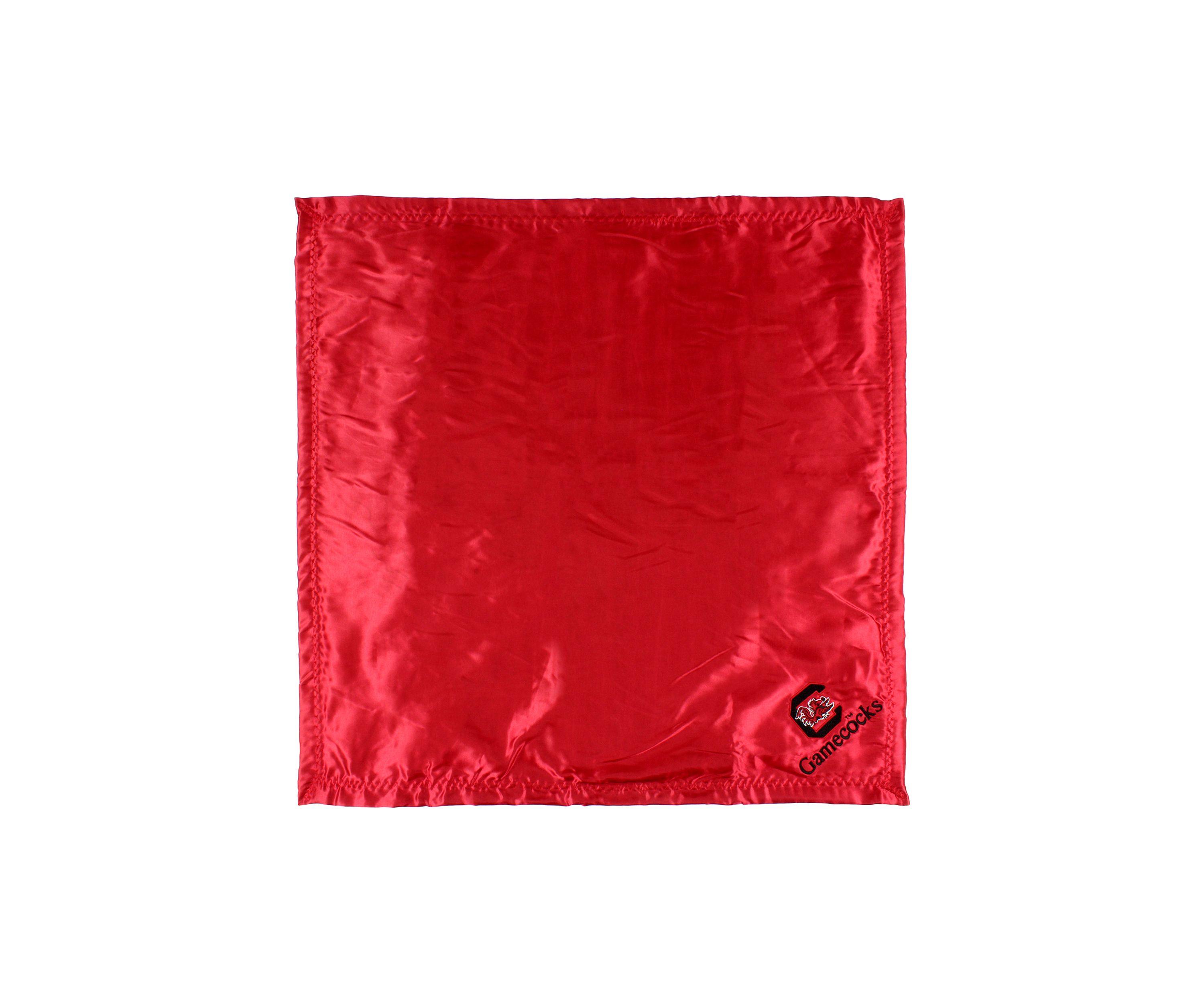 NCAA South Carolina Gamecocks 28 in x 28 in Silky and Super Soft Plush Baby Blanket