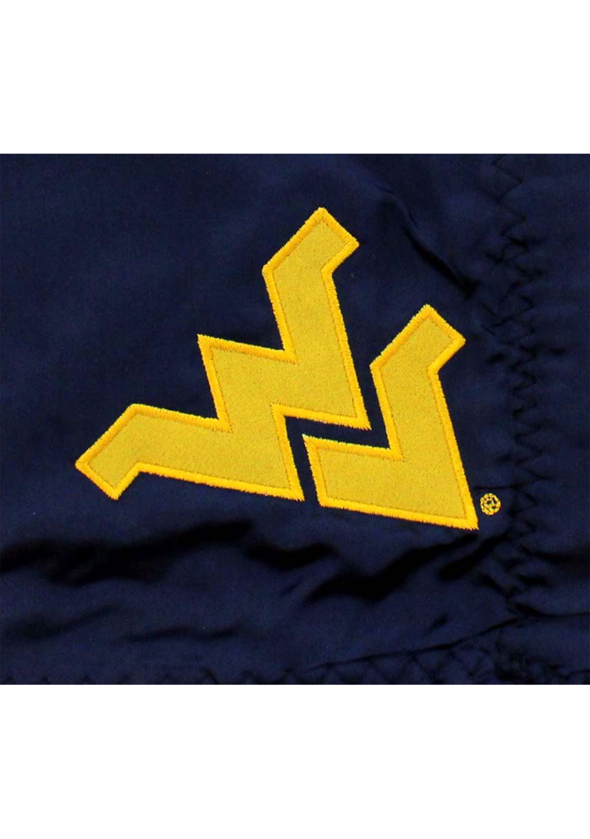 NCAA West Virginia Mountaineers 28 in x 28 in Silky and Super Soft Plush Baby Blanket
