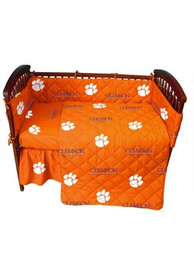 NCAA Clemson Tigers 5 Piece Baby Crib Set