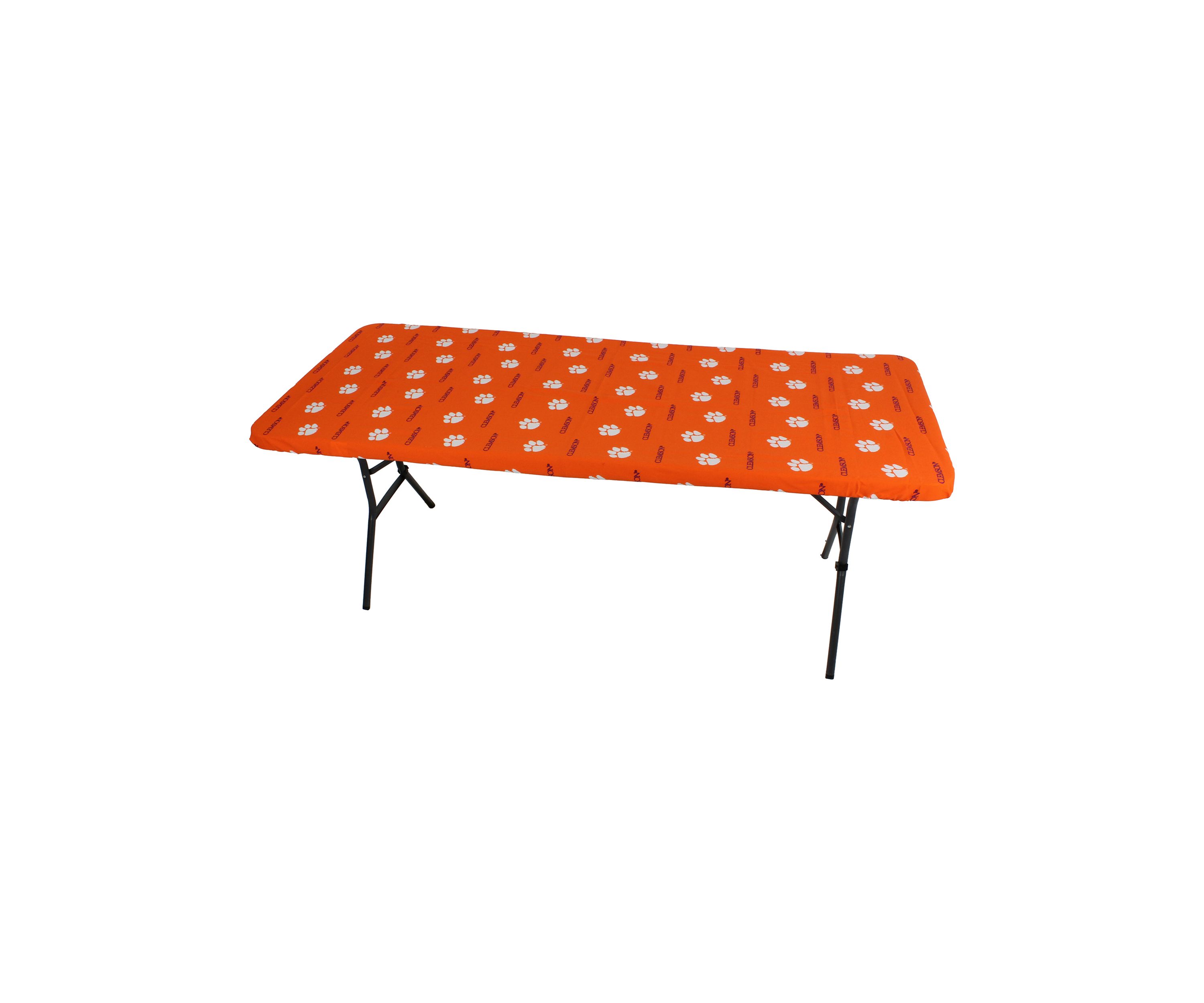 NCAA Clemson Tigers Tailgate Fitted Tablecloth