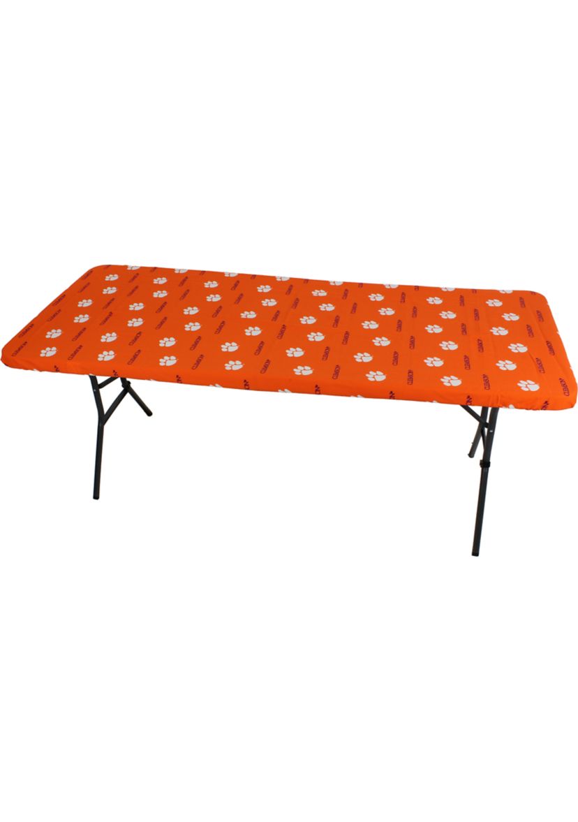NCAA Clemson Tigers Tailgate Fitted Tablecloth
