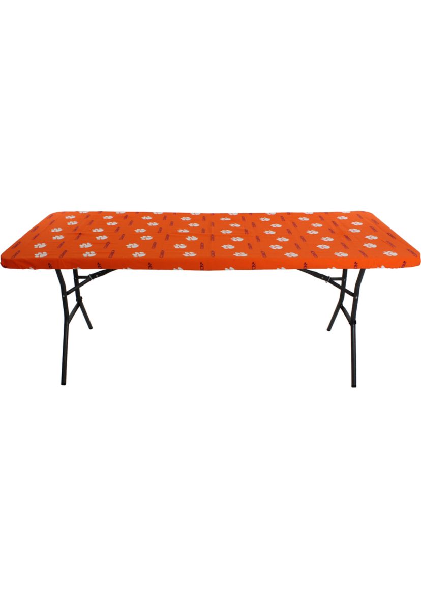 NCAA Clemson Tigers Tailgate Fitted Tablecloth