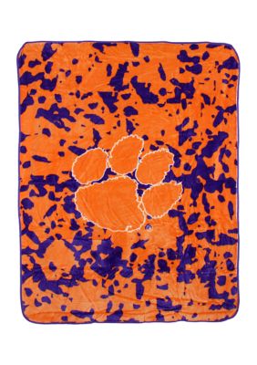 College Covers Ncaa Clemson Tigers Huge Raschel Throw Blanket