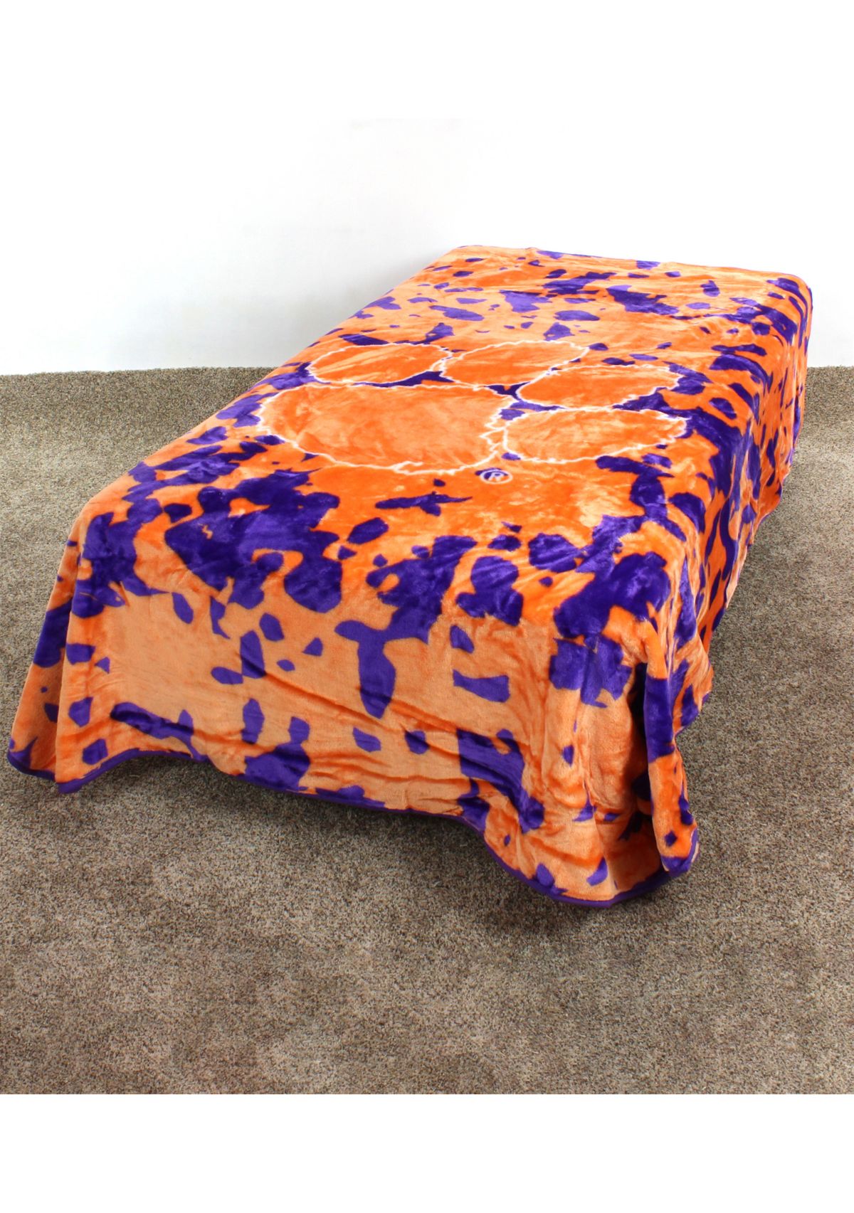 NCAA Clemson Tigers Huge Raschel Throw Blanket