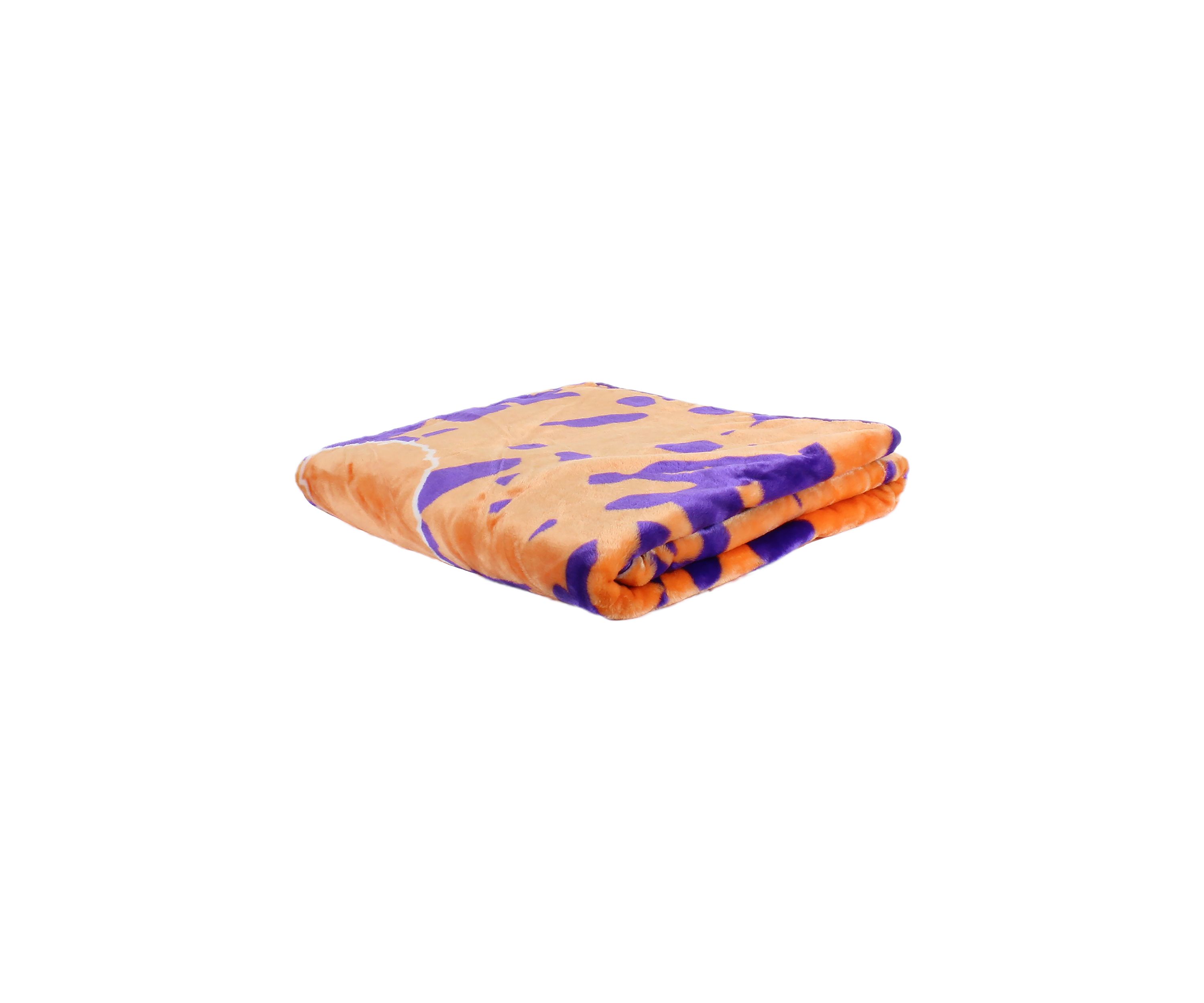 NCAA Clemson Tigers Huge Raschel Throw Blanket