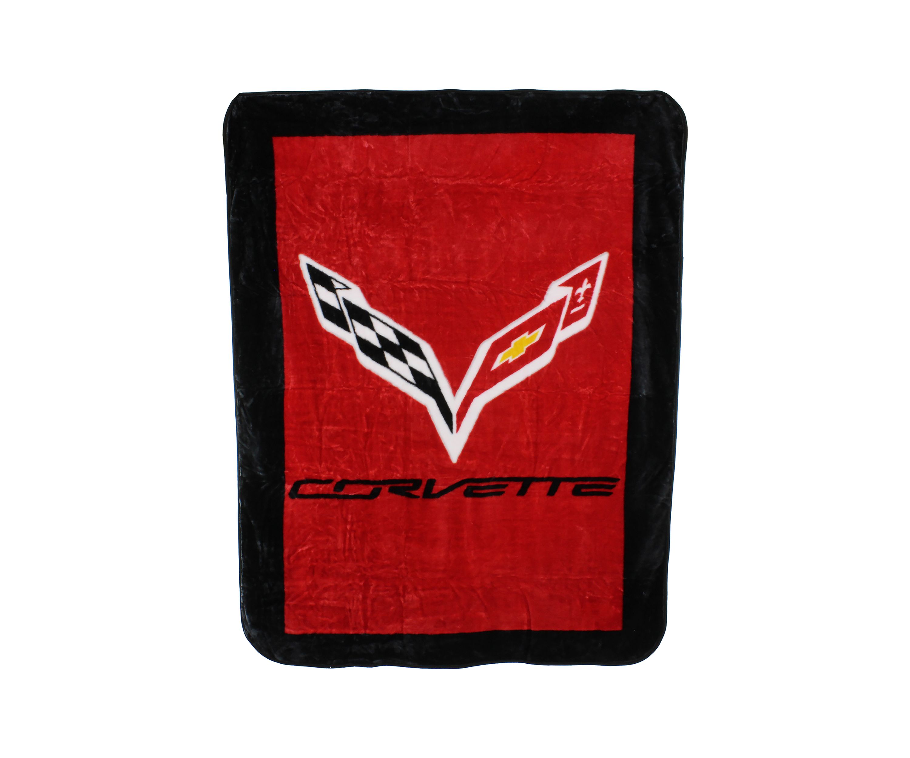 Corvette Huge Raschel Throw Blanket