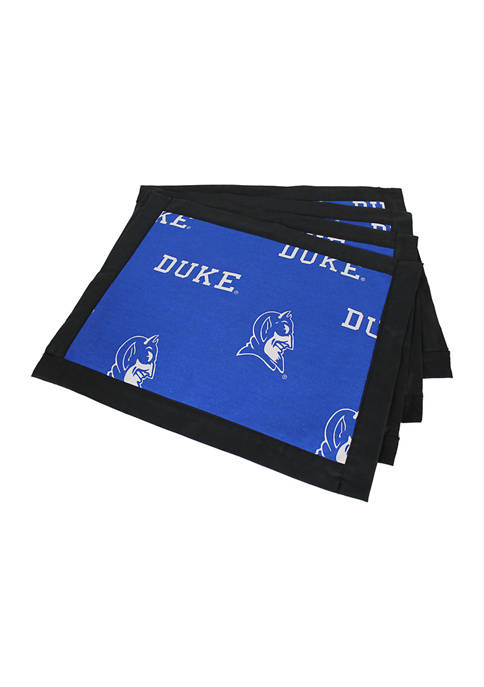 NCAA Duke Blue Devils Set of 4 Placemats