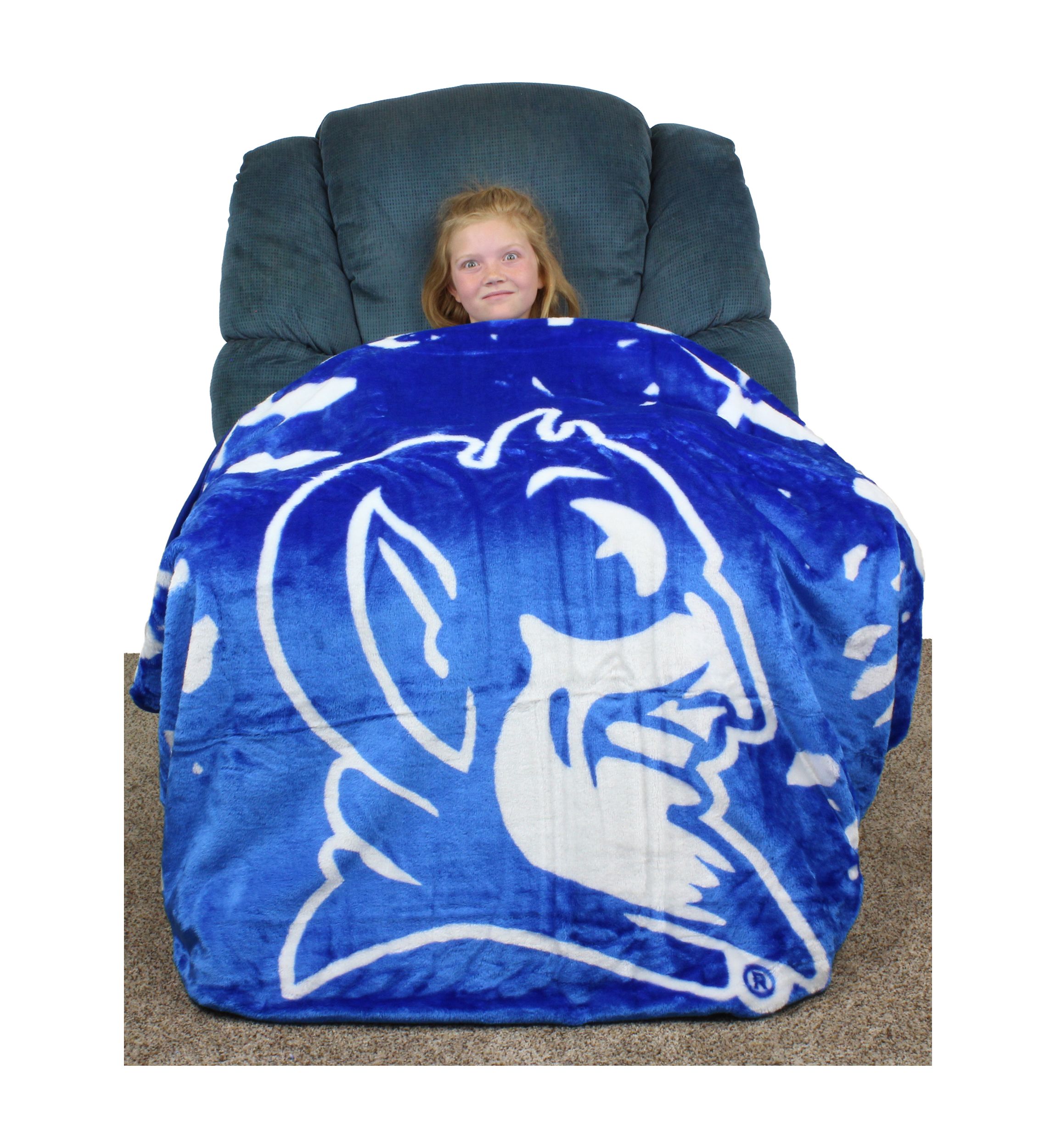 NCAA Duke Blue Devils Huge Raschel Throw Blanket