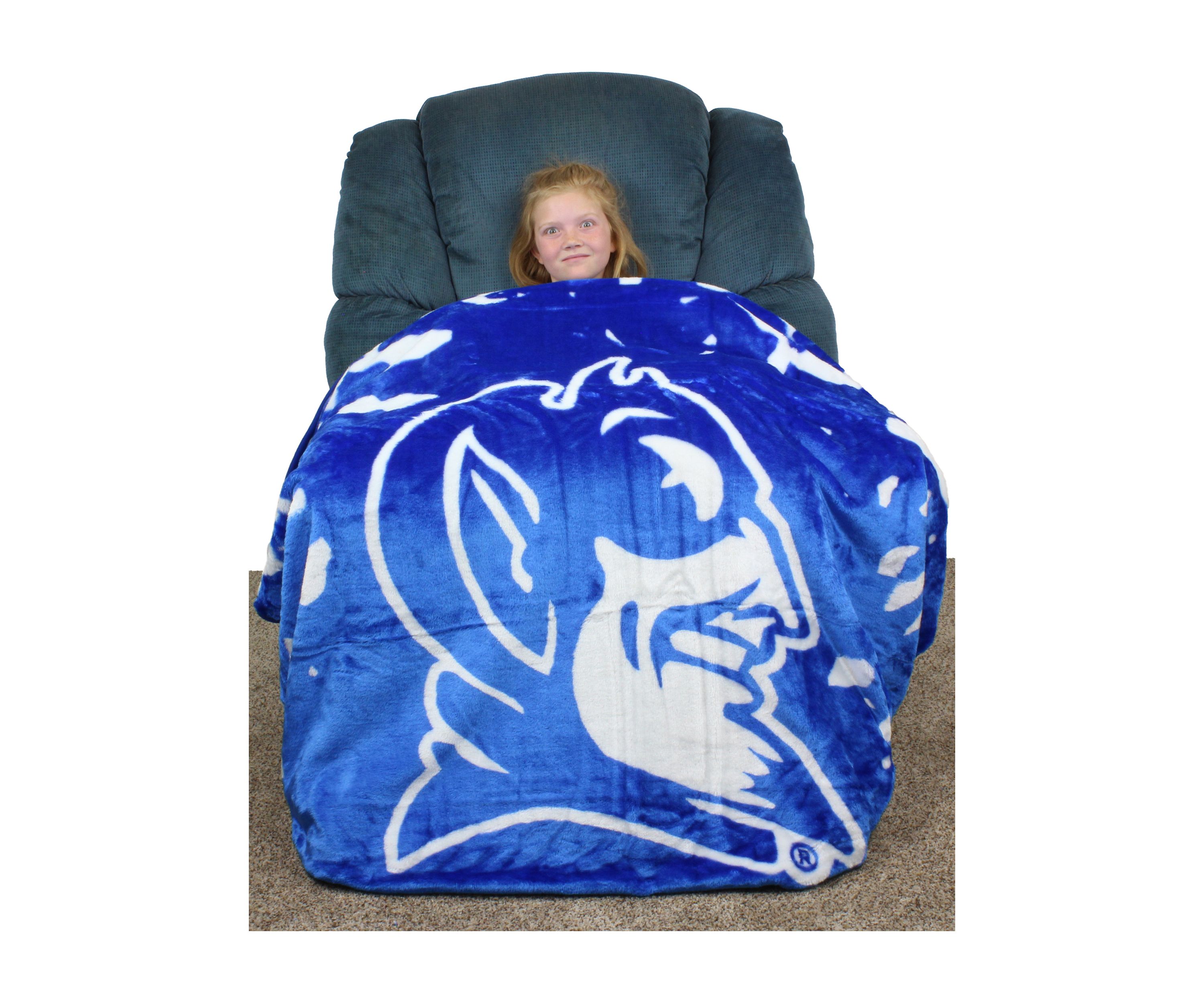 NCAA Duke Blue Devils Huge Raschel Throw Blanket
