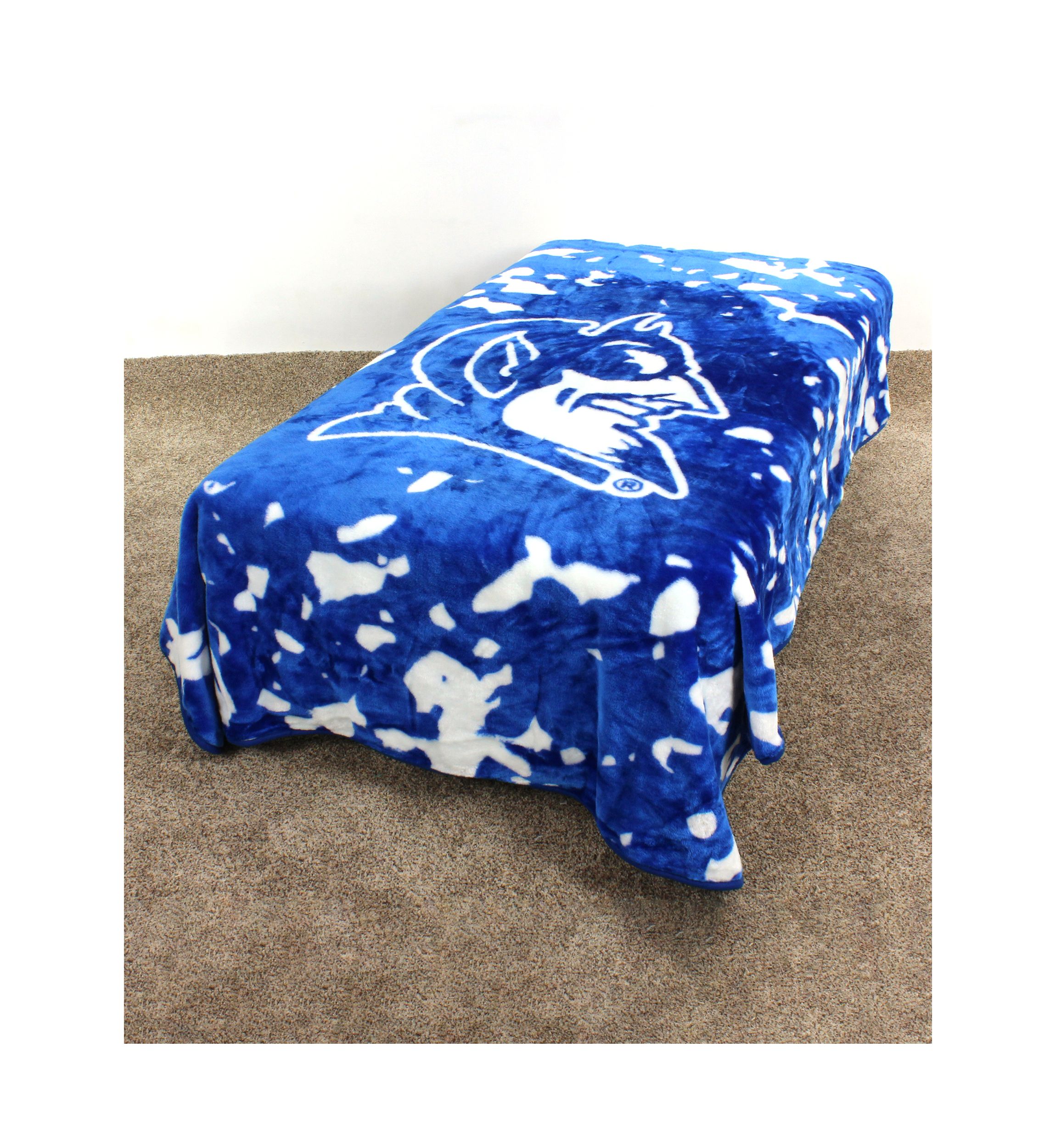 NCAA Duke Blue Devils Huge Raschel Throw Blanket