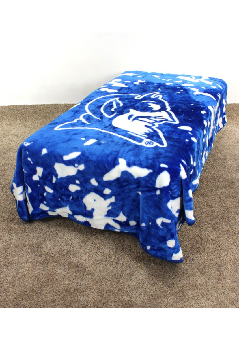 NCAA Duke Blue Devils Huge Raschel Throw Blanket