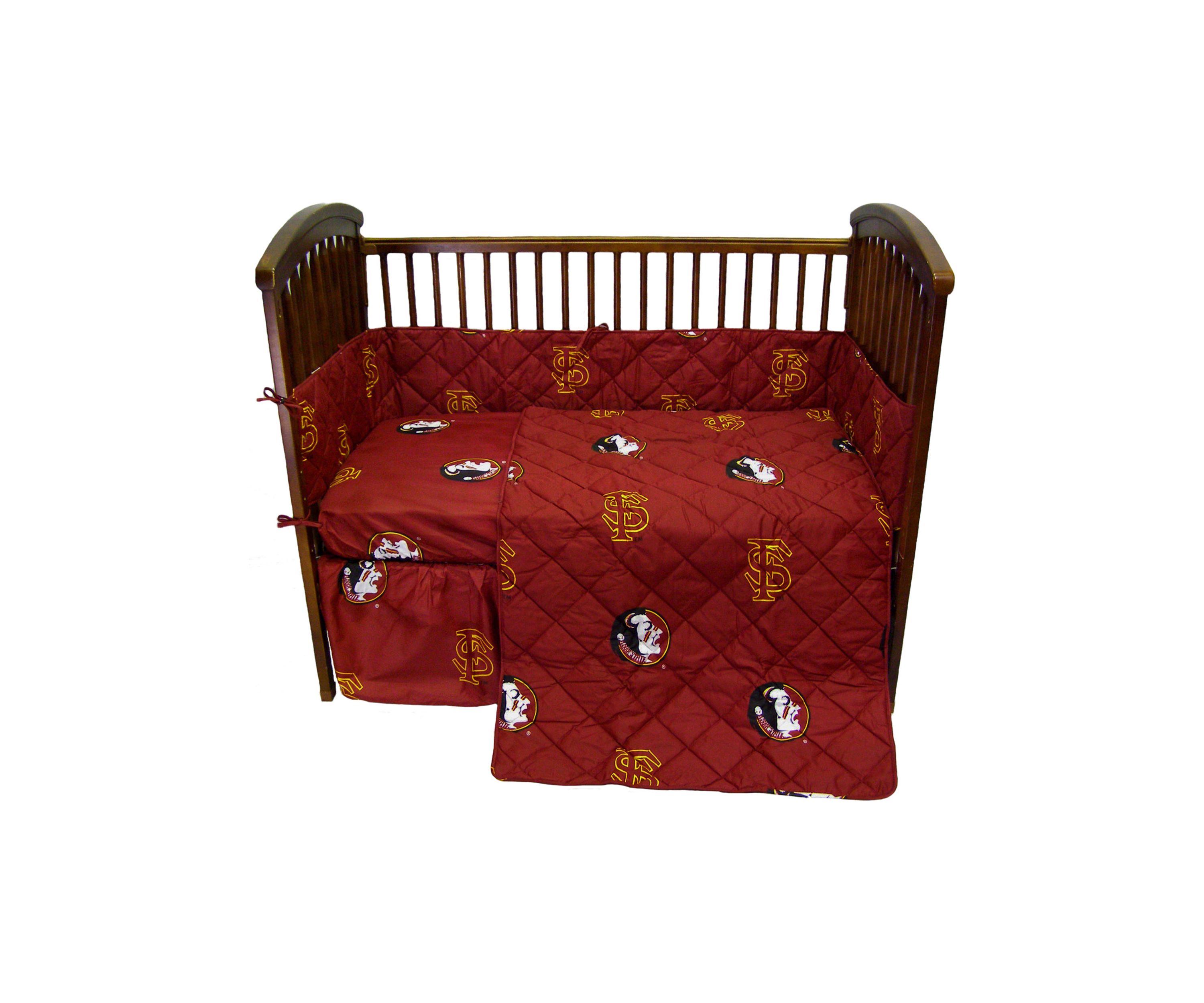 NCAA Florida State Seminoles 5 Piece Baby Crib Set