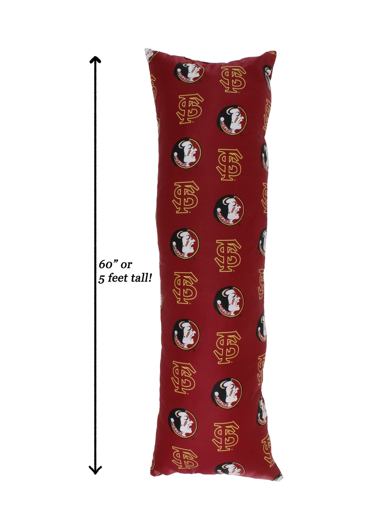 NCAA Florida State Seminoles Printed Body Pillow