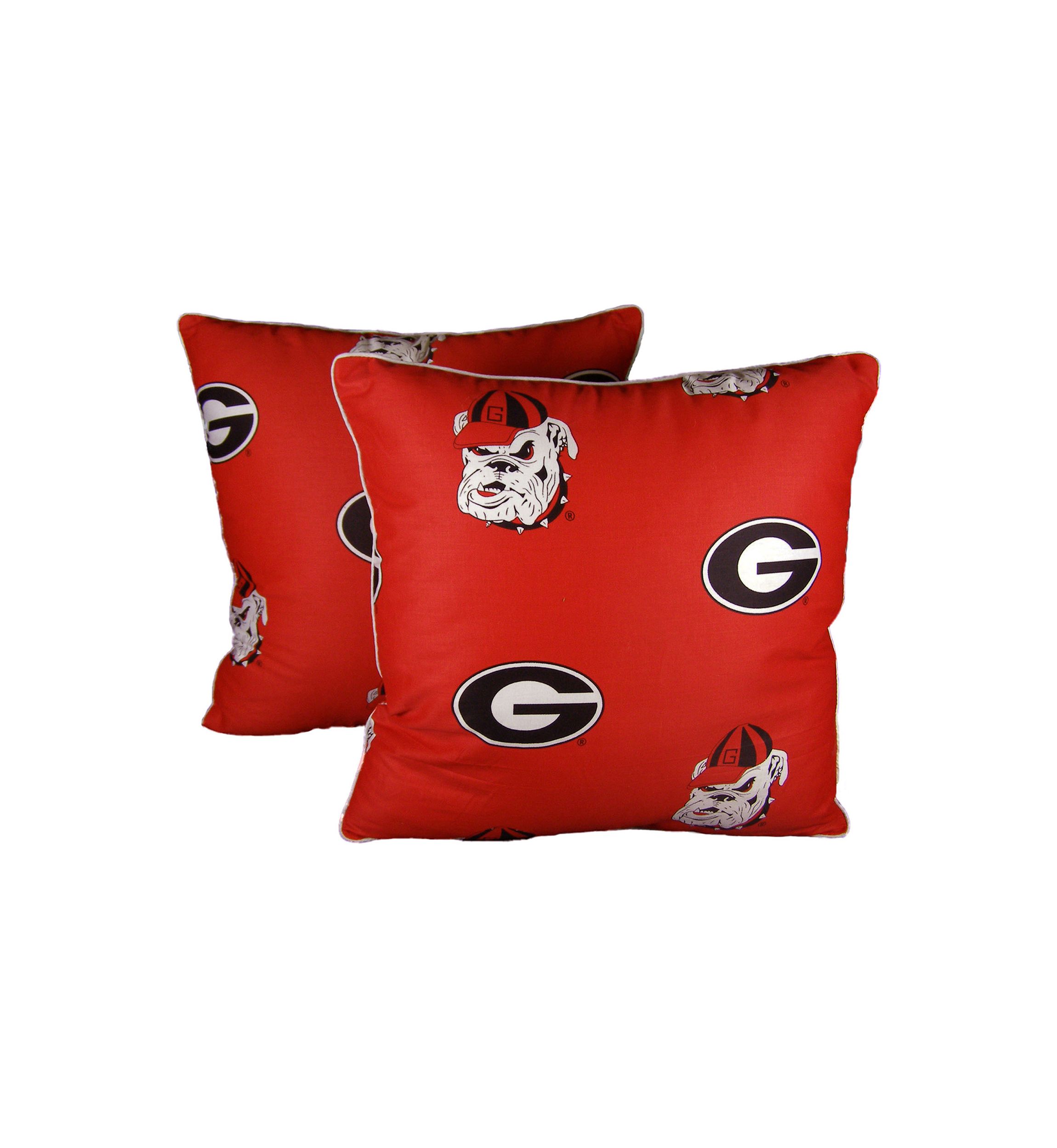 NCAA Georgia Bulldogs Decorative Pillow