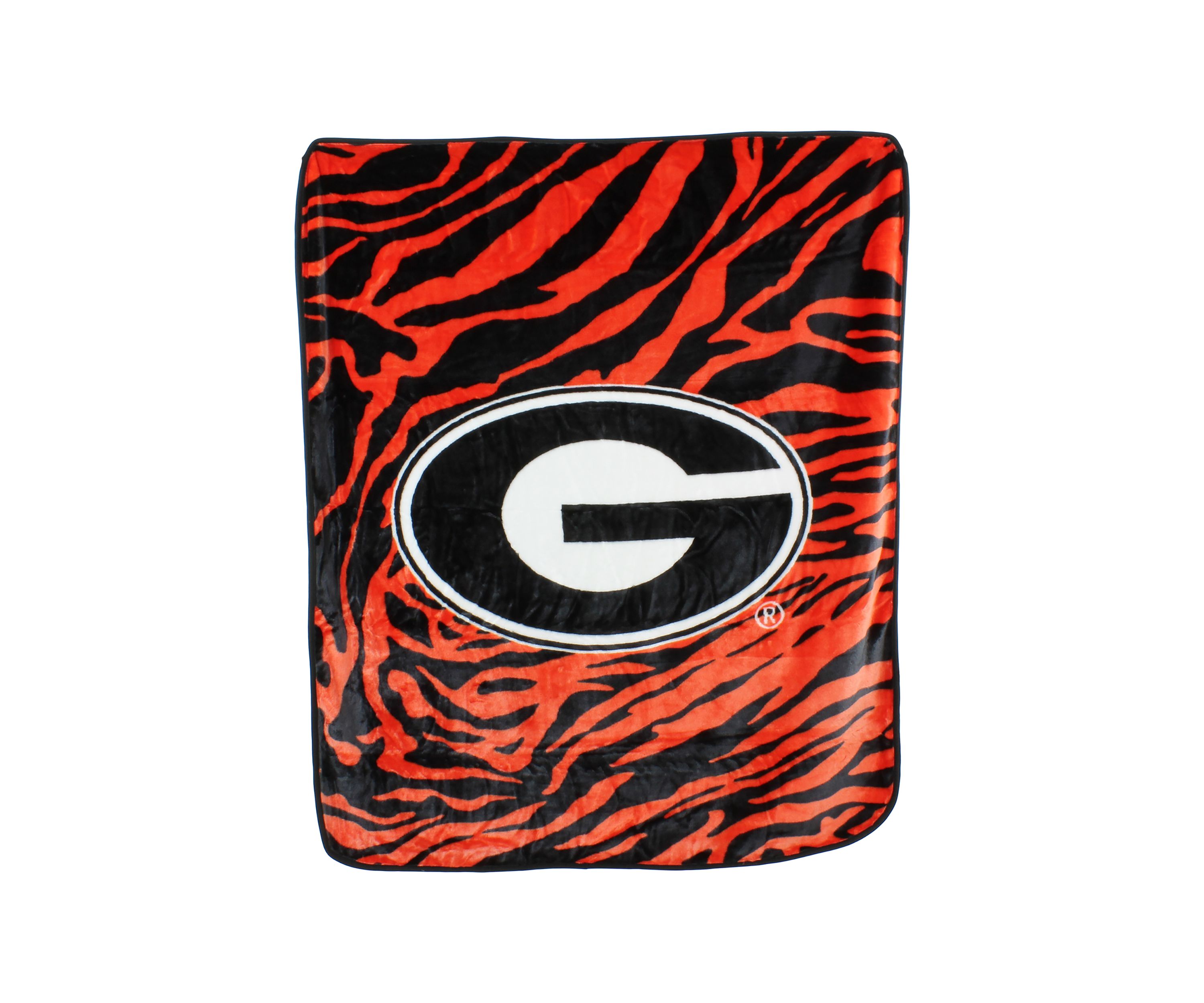 NCAA Georgia Bulldogs Soft Raschel Throw Blanket
