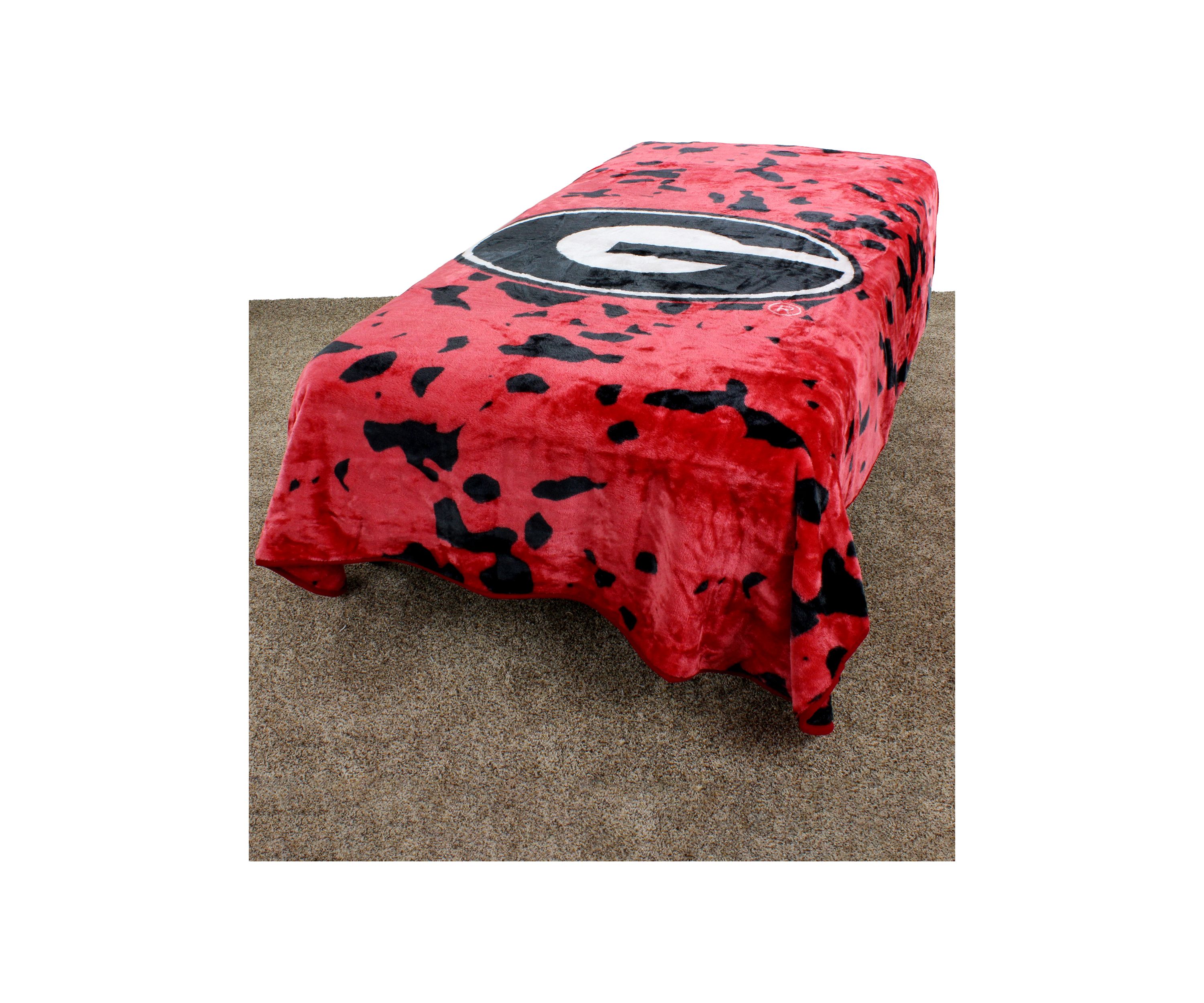 NCAA Georgia Bulldogs Huge Raschel Throw Blanket