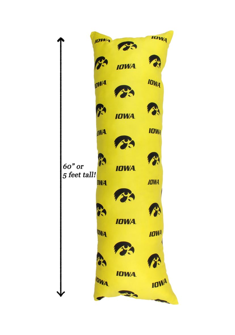 NCAA Iowa Hawkeyes Printed Body Pillow