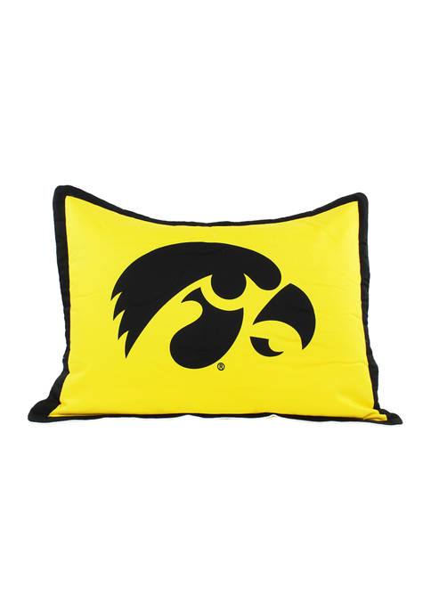 College Covers NCAA Iowa Hawkeyes Printed Pillow Sham