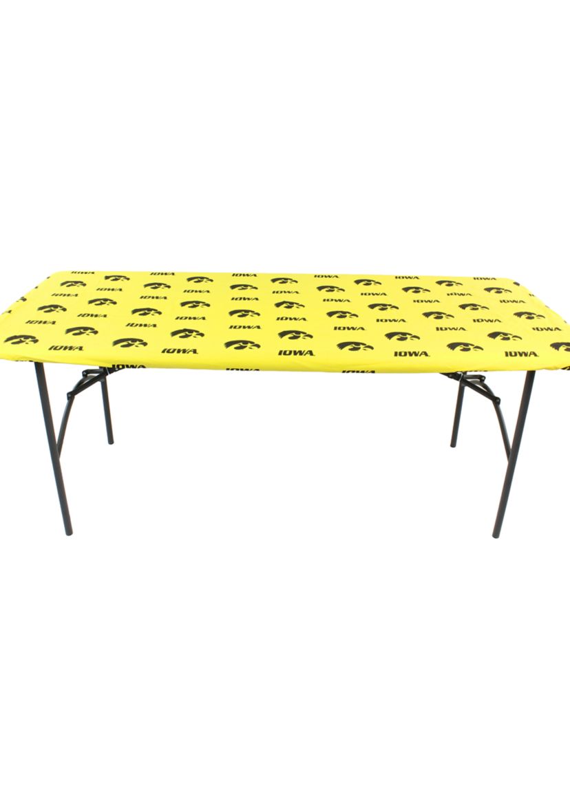 NCAA Iowa Hawkeyes Tailgate Fitted Tablecloth