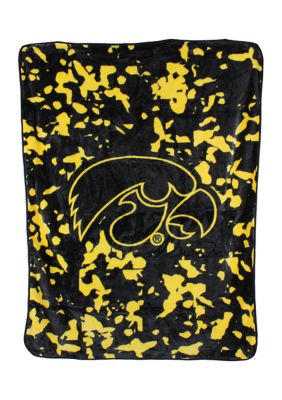 College Covers Ncaa Iowa Hawkeyes Huge Raschel Throw Blanket