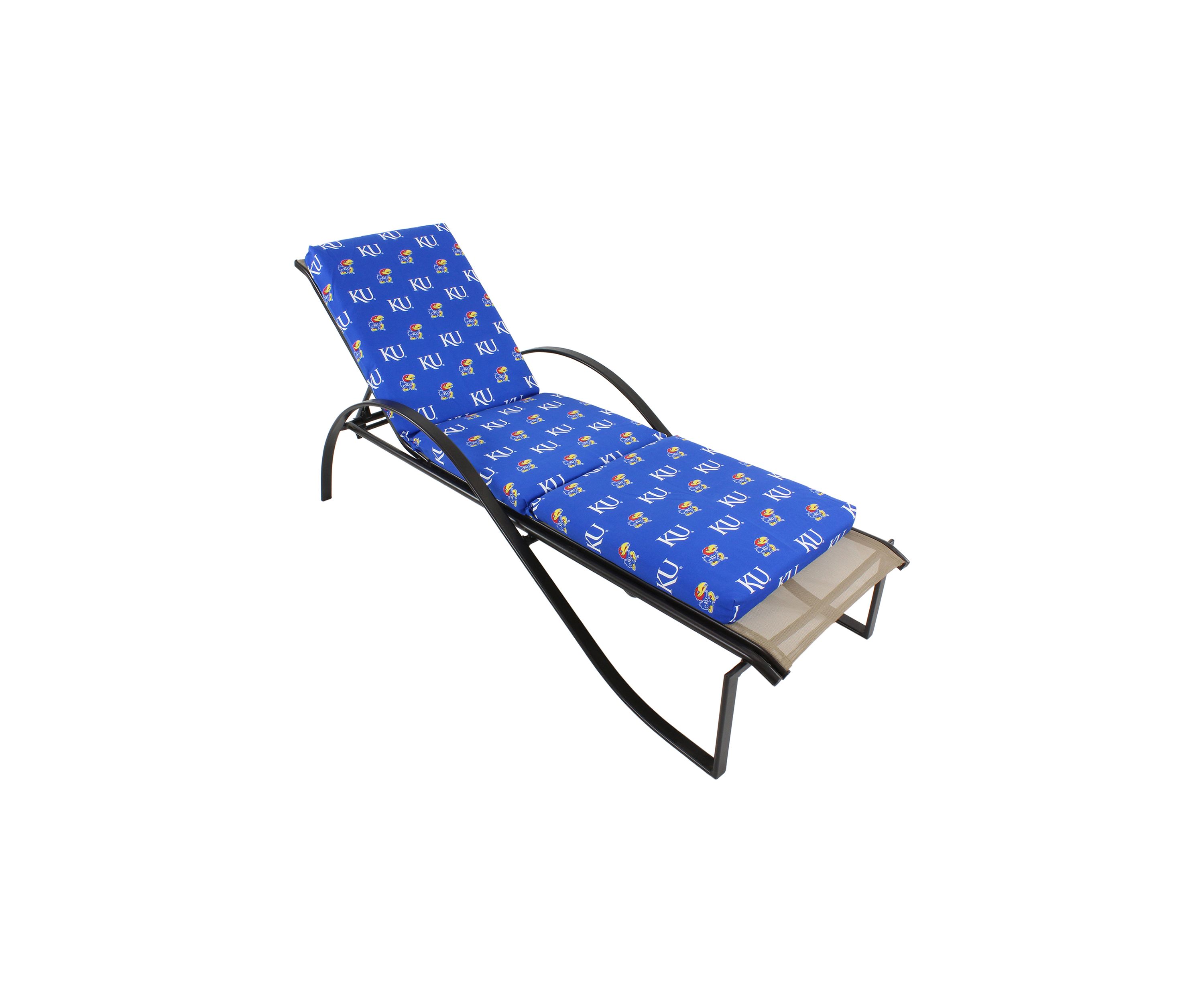 NCAA Kansas Jayhawks 3 Piece Chaise Lounge Cushion