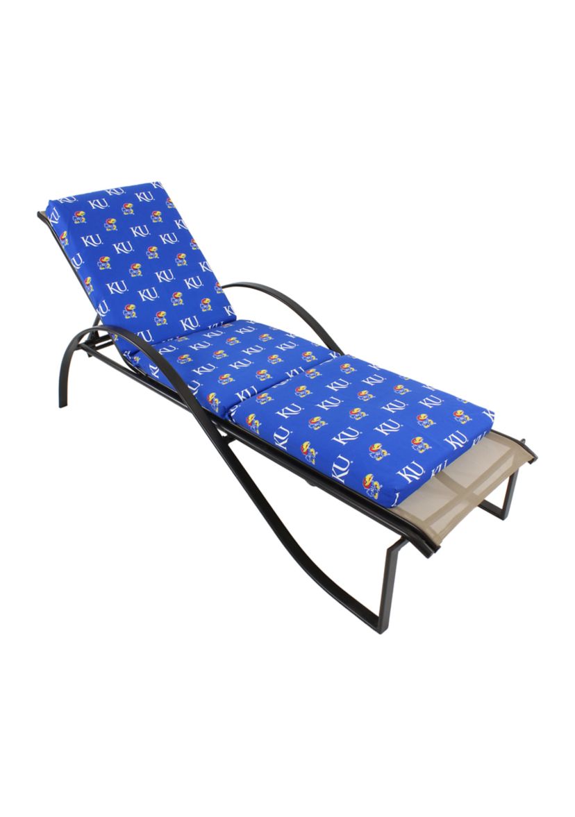 NCAA Kansas Jayhawks 3 Piece Chaise Lounge Cushion
