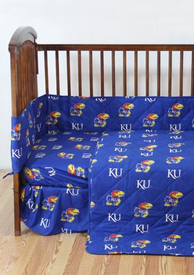 NCAA Kansas Jayhawks 5 Piece Baby Crib Set