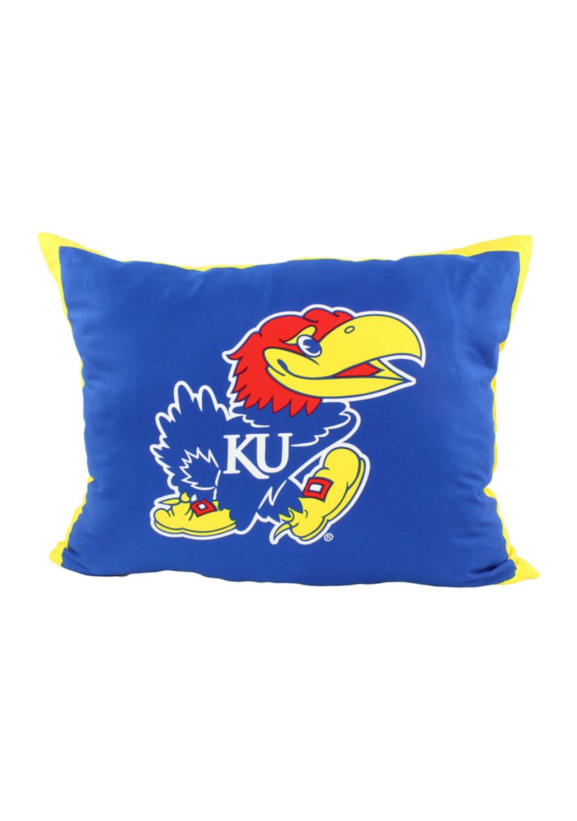 NCAA Kansas Jayhawks Fully Stuffed Big Logo Pillow