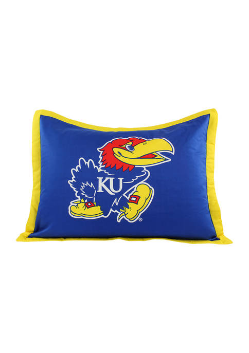 College Covers NCAA Kansas Jayhawks Printed Pillow Sham