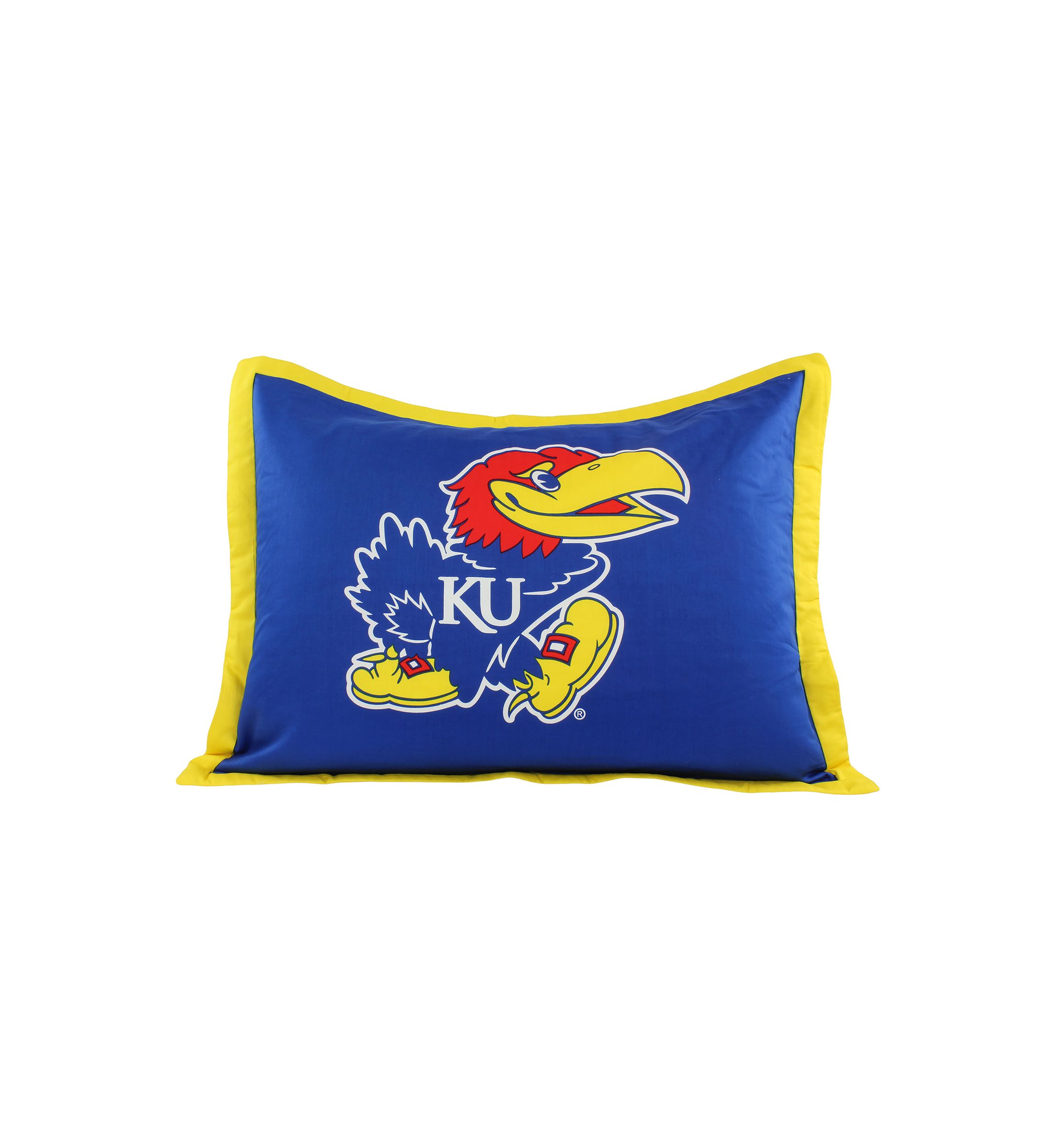 NCAA Kansas Jayhawks Printed Pillow Sham