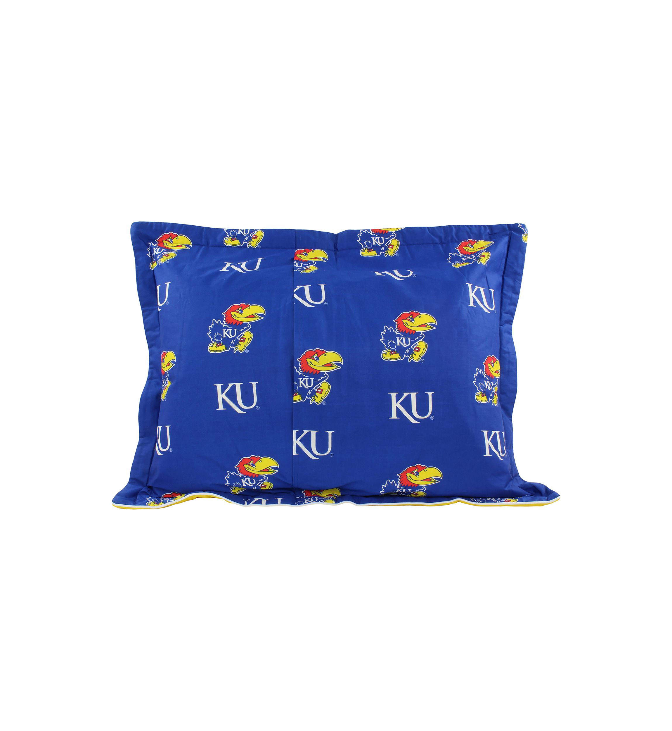 NCAA Kansas Jayhawks Printed Pillow Sham