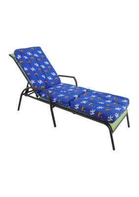 NCAA Kentucky Wildcats 3 Piece Chaise Lounge Cushion