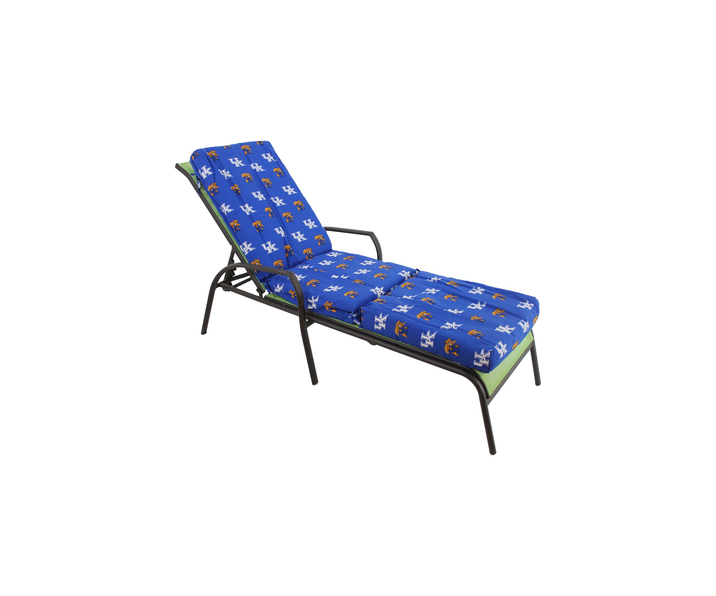 NCAA Kentucky Wildcats 3 Piece Chaise Lounge Cushion